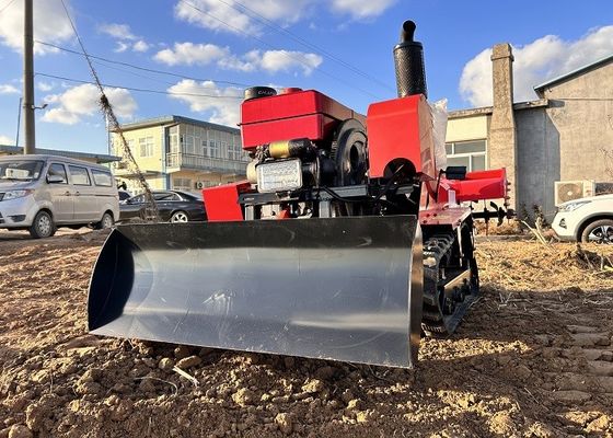 मल्टीफंक्शनल माइक्रो कल्टीवेटर 25HP रोटरी टिलर ट्रैक्टर कॉम्पैक्ट ट्रैक्टर ट्रेंचर