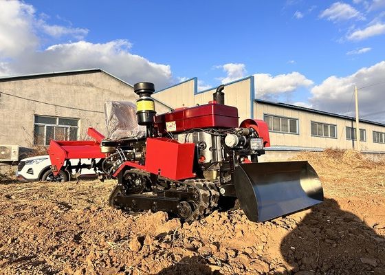 मल्टीफंक्शनल माइक्रो कल्टीवेटर 25HP रोटरी टिलर ट्रैक्टर कॉम्पैक्ट ट्रैक्टर ट्रेंचर
