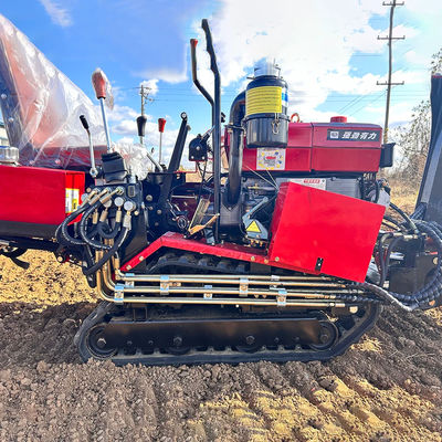 35 HP गार्डन मिनी क्रॉलर ट्रैक्टर HYCT-25D फ्रंट डोजर के साथ