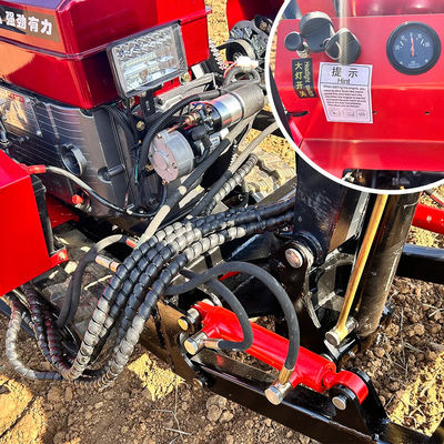 35 HP गार्डन मिनी क्रॉलर ट्रैक्टर HYCT-25D फ्रंट डोजर के साथ