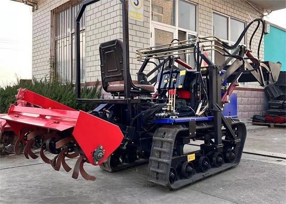 मिनी क्रॉलर गार्डन ट्रैक्टर 25hp 35hp रबर ट्रैक गार्डन ट्रैक्टर सीई प्रमाणित