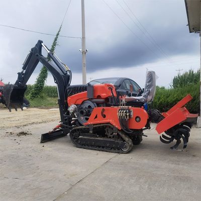 कारखाना थोक छोटे ट्रैक्टर बुलडोजर के साथ कृषि डीजल इंजन 35hp मिनी क्रॉलर ट्रैक्टर
