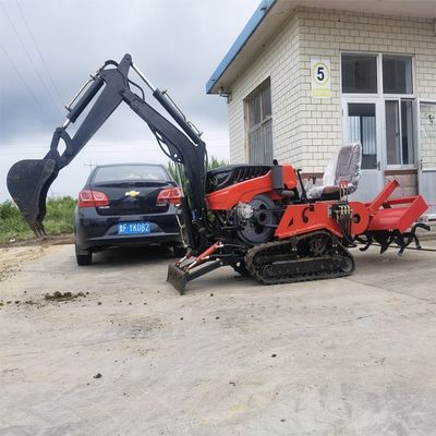 कारखाना थोक छोटे ट्रैक्टर बुलडोजर के साथ कृषि डीजल इंजन 35hp मिनी क्रॉलर ट्रैक्टर