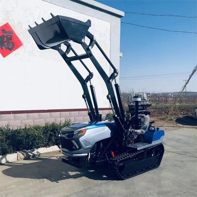डीजल इंजन क्रॉलर ट्रैक ट्रैक्टर 50HP 60 HP लोडर के साथ