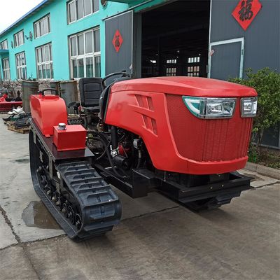 पूर्ण स्वचालित मिनी क्रॉलर ट्रैक्टर 80HP रोटरी मिनी कल्चर