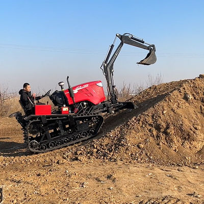 ऑर्चर्ड फार्म गार्डन डीजल इंजन ट्रैक्टर के साथ लॉन कटर खुदाई फार्म मशीनरी