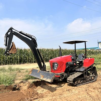 80HP क्रॉलर कल्विटेटर मिनी गार्डन ट्रैक्टर