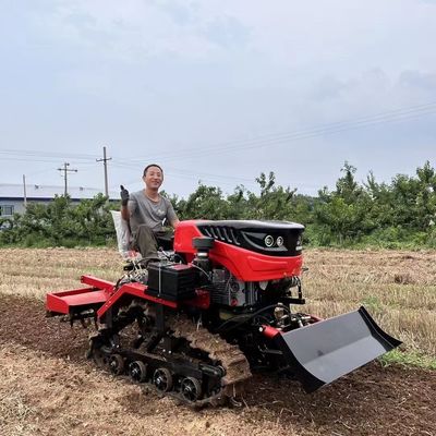 SDHANYUE 25HP डीजल क्रॉलर ट्रैक्टर कृषि उपकरण