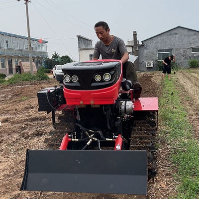 SDHANYUE 25HP लघु कृषि उपकरण ट्रैक्टर कॉम्पैक्ट क्रॉलर ट्रैक्टर