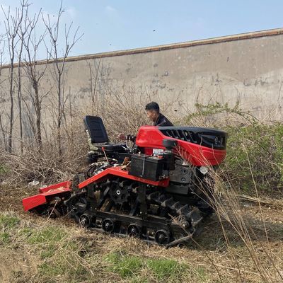 बहुउद्देश्यीय 25HP धान के खेत क्रॉलर ट्रैक्टर / कृषि छोटे ट्रैक्टर