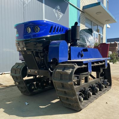 SDHANYUE 35HP धान के खेत क्रॉलर ट्रैक्टर कृषि मशीन रोटरी टिलर ट्रैक्टर