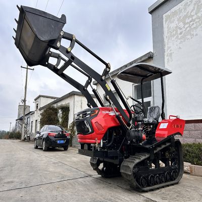 मिनी 50HP पैडी फील्ड क्रॉलर ट्रैक्टर इंजन गियरबॉक्स के साथ CE प्रमाणित
