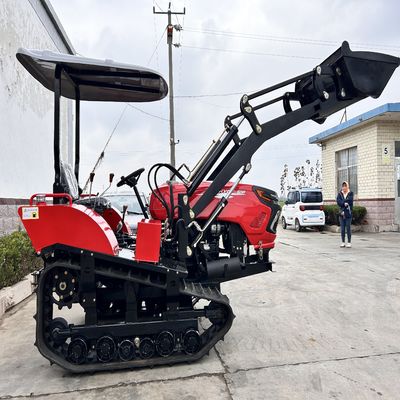 मिनी 50HP पैडी फील्ड क्रॉलर ट्रैक्टर इंजन गियरबॉक्स के साथ CE प्रमाणित