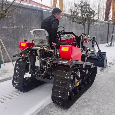 रबर ट्रैक खेत चावल धान ट्रैक्टर कृषि 50hp क्रॉलर ट्रैक्टर