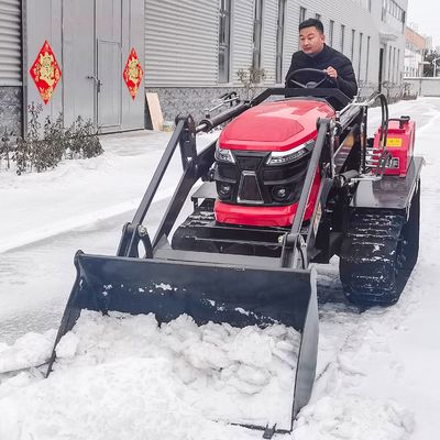 रबर ट्रैक खेत चावल धान ट्रैक्टर कृषि 50hp क्रॉलर ट्रैक्टर