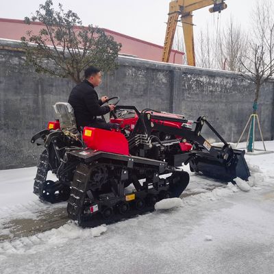 रबर ट्रैक खेत चावल धान ट्रैक्टर कृषि 50hp क्रॉलर ट्रैक्टर