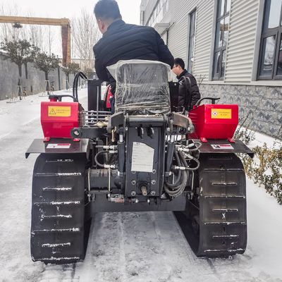 रबर ट्रैक खेत चावल धान ट्रैक्टर कृषि 50hp क्रॉलर ट्रैक्टर
