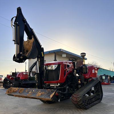 बहुउद्देश्यीय कृषि मिनी ट्रैक्टर 120HP कृषि क्रॉलर ट्रैक्टर