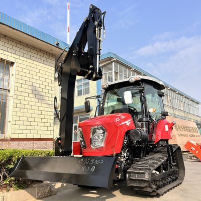 120HP कृषि कृषि उपकरण बहुक्रियाशील उद्यान छोटे क्रॉलर ट्रैक्टर