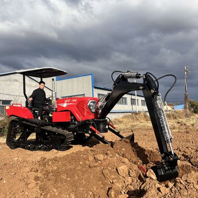 कृषि 4WD मिनी ट्रैक्टर, कृषि क्रॉलर ट्रैक्टर 120Hp Excavator के साथ
