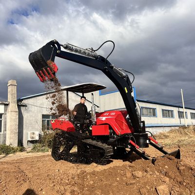 कृषि 4WD मिनी ट्रैक्टर, कृषि क्रॉलर ट्रैक्टर 120Hp Excavator के साथ