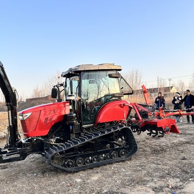 संलग्नक के साथ छोटे 120HP क्रॉलर ट्रैक्टर कृषि उपकरण