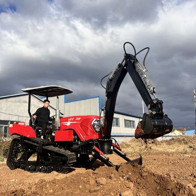 कृषि 4WD मिनी ट्रैक्टर, कृषि क्रॉलर ट्रैक्टर 120Hp Excavator के साथ