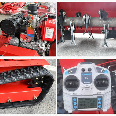 हथौड़ा चाकू कटर 7.5HP 9HP स्वचालित रोबोट लॉन कटर ट्रैक्टर